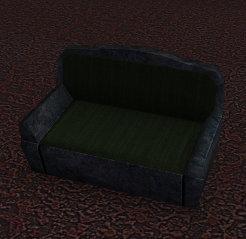 Image of Fixture: Couch (UD) Green Tweed